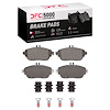1551-1694-01 5000 Advanced Low-Metallic Brake Pads & Hardware Kit, 2012-2020 Multiple Makes/Models, Position: Front