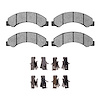 1551-1695-01 5000 Advanced Ceramic Brake Pads & Hardware Kit, 2012-2020 Hino, Position: Fr & Rr