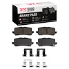 1551-1698-01 5000 Advanced Ceramic Brake Pads & Hardware Kit, 2014-2020 Acura/Honda, Position: Rear - image 1