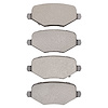 1551-1719-00 5000 Advanced Ceramic Brake Pads, 2009-2016 Multiple Makes/Models, Position: Rear - image 1