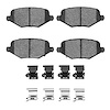 1551-1719-01 5000 Advanced Ceramic Brake Pads & Hardware Kit, 2012-2016 Mopar, Position: Rear - image 1