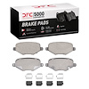 1551-1719-02 5000 Advanced Ceramic Brake Pads & Hardware Kit, 2009-2014 Multiple Makes/Models, Position: Rear - image 1