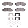 1551-1723-01 5000 Advanced Ceramic Brake Pads & Hardware Kit, Fits Select Acura/Honda, Position: Front - image 2