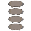 1551-1729-00 5000 Advanced Ceramic Brake Pads, 2014-2018 Ford/Lincoln/Mercury/Mazda, Position: Rear - image 1