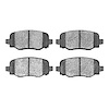 1551-1734-00 5000 Advanced Ceramic Brake Pads, Fits Select Mopar, Position: Rear - image 1