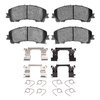 1551-1736-02 5000 Advanced Ceramic Brake Pads & Hardware Kit, Fits Select Infiniti/Nissan, Position: Front - image 2