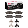 1551-1739-01 5000 Advanced Ceramic Brake Pads & Hardware Kit, 2007-2016 Multiple Makes/Models, Position: Rear - image 1