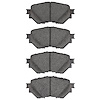 1551-1759-00 5000 Advanced Ceramic Brake Pads, 2014-2018 Ford/Lincoln/Mercury/Mazda, Position: Front - image 1