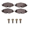 1551-1760-01 5000 Advanced Ceramic Brake Pads & Hardware Kit, Fits Select Multiple Makes/Models, Position: Front - image 2