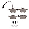 1551-1761-01 5000 Advanced Ceramic Brake Pads & Hardware Kit, Fits Select Multiple Makes/Models, Position: Rear - image 1