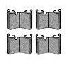 1551-1764-00 5000 Advanced Low-Metallic Brake Pads, 2014-2020 Jaguar, Position: Rear - image 1