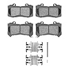 1551-1802-01 5000 Advanced Ceramic Brake Pads & Hardware Kit, 2015-2020 GM, Position: Front - image 1
