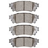 1551-1805-00 5000 Advanced Ceramic Brake Pads, Fits Select Lexus/Toyota/Scion, Position: Rear - image 1