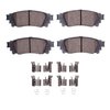 1551-1805-01 5000 Advanced Ceramic Brake Pads & Hardware Kit, Fits Select Lexus/Toyota/Scion, Position: Rear - image 2