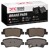 1551-1812-00 5000 Advanced Ceramic Brake Pads, Fits Select Multiple Makes/Models, Position: Rear
