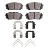 1551-1826-01 5000 Advanced Ceramic Brake Pads & Hardware Kit, Fits Select Kia/Hyundai/Genesis, Position: Front - image 2