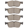 1551-1838-00 5000 Advanced Ceramic Brake Pads, 2015-2019 Multiple Makes/Models, Position: Front - image 1