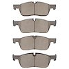 1551-1838-10 5000 Advanced Ceramic Brake Pads, 2017-2020 Multiple Makes/Models, Position: Front