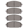 1551-1843-00 5000 Advanced Ceramic Brake Pads, 2014-2020 Mopar, Position: Front - image 1