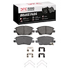 1551-1844-01 5000 Advanced Ceramic Brake Pads & Hardware Kit, Fits Select GM, Position: Front - image 1