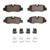 1551-1893-01 5000 Advanced Low-Metallic Brake Pads & Hardware Kit, Fits Select Mercedes-Benz, Position: Rear - image 2