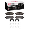 1551-1896-01 5000 Advanced Ceramic Brake Pads & Hardware Kit, 2017-2020 GM, Position: Front - image 1
