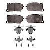 1551-1899-01 5000 Advanced Low-Metallic Brake Pads & Hardware Kit, Fits Select Multiple Makes/Models, Position: Front