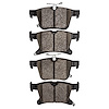 1551-1901-00 5000 Advanced Ceramic Brake Pads, Fits Select Mopar, Position: Rear - image 1
