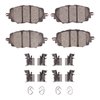 1551-1903-01 5000 Advanced Ceramic Brake Pads & Hardware Kit, Fits Select Multiple Makes/Models, Position: Front - image 2
