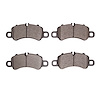 1551-1905-00 5000 Advanced Low-Metallic Brake Pads, Fits Select Porsche, Position: Front