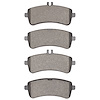 1551-1907-00 5000 Advanced Low-Metallic Brake Pads, 2014-2021 Mercedes-Benz, Position: Rear