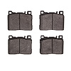 1551-1908-10 5000 Advanced Low-Metallic Brake Pads, 2003-2012 Maybach, Position: Rear