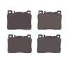 1551-1908-10 5000 Advanced Low-Metallic Brake Pads, 2003-2012 Maybach, Position: Rear - image 2