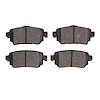 1551-1965-00 5000 Advanced Ceramic Brake Pads, Fits Select Infiniti/Nissan, Position: Rear