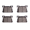 1551-1976-00 5000 Advanced Ceramic Brake Pads, 2017-2020 Kia/Hyundai/Genesis, Position: Rear - image 1