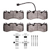 1551-1990-01 5000 Advanced Low-Metallic Brake Pads & Hardware Kit, Fits Select Multiple Makes/Models, Position: Front - image 1