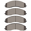 1551-2018-00 5000 Advanced Semi-Metallic Brake Pads, Fits Select Ford/Lincoln/Mercury/Mazda, Position: Fr,Fr & Rr,Front,Rear,Rr