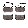 1551-2043-00 5000 Advanced Low-Metallic Brake Pads, Fits Select Alfa Romeo, Position: Rear - image 1