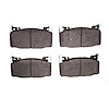 1551-2048-09 5000 Advanced Low-Metallic Brake Pads & Hardware Kit, 2016-2017 Mercedes-Benz, Position: Front - image 1