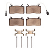 1551-2052-01 5000 Advanced Ceramic Brake Pads & Hardware Kit, Fits Select Alfa Romeo, Position: Front - image 1