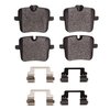 1551-2059-01 5000 Advanced Low-Metallic Brake Pads & Hardware Kit, Fits Select Multiple Makes/Models, Position: Rear - image 2