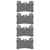 1551-2063-00 5000 Advanced Low-Metallic Brake Pads, Fits Select Lexus/Toyota/Scion, Position: Rear - image 2