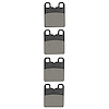 1551-2069-00 5000 Advanced Low-Metallic Brake Pads, Fits Select Multiple Makes/Models, Position: Parking