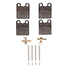1551-2069-01 5000 Advanced Low-Metallic Brake Pads & Hardware Kit, Fits Select Multiple Makes/Models, Position: Parking