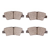 1551-2098-00 5000 Advanced Ceramic Brake Pads, Fits Select Kia/Hyundai/Genesis, Position: Rear - image 1