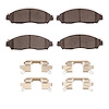 1551-2138-01 5000 Advanced Ceramic Brake Pads & Hardware Kit, Fits Select Infiniti/Nissan, Position: Front - image 1
