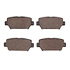 1551-2156-00 5000 Advanced Ceramic Brake Pads, Fits Select Mitsubishi, Position: Rear - image 1