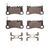 1551-2166-01 5000 Advanced Low-Metallic Brake Pads & Hardware Kit, 2019-2021 Porsche, Position: Rear - image 1