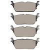 1551-2169-00 5000 Advanced Ceramic Brake Pads, Fits Select Mopar, Position: Rear - image 1