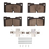 1551-2173-01 5000 Advanced Ceramic Brake Pads & Hardware Kit, Fits Select GM, Position: Front - image 1